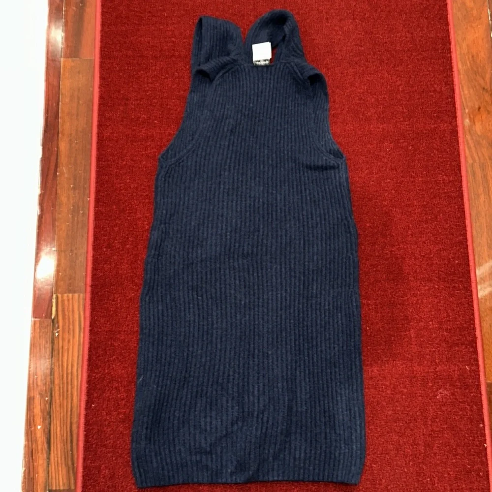Chanel Vintage 2008 Sweater Dress Bow tie 36 - Picture 9 of 10